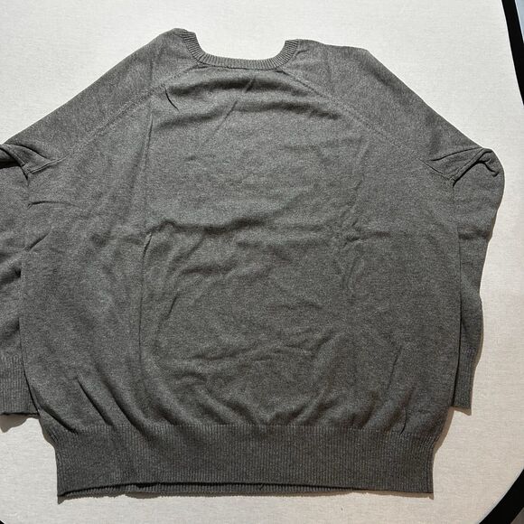 NWT Torrid Sequined "CHEERS" Sweater, 3XL, Gray Pullover, Cotton, Holidays - Picture 3 of 7